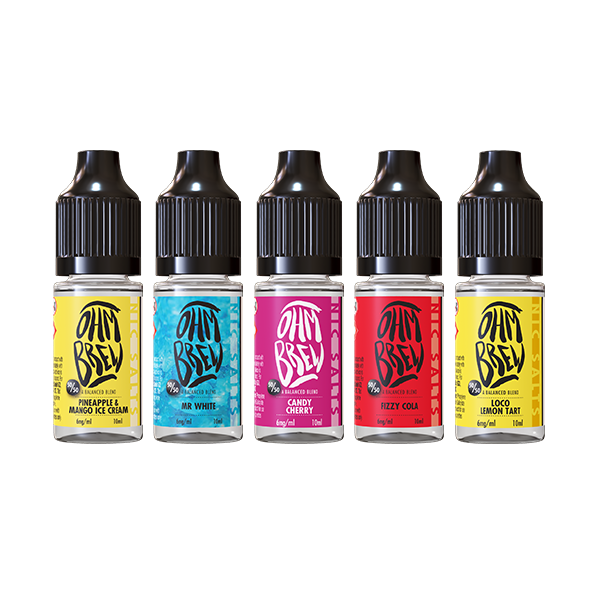 3mg Ohm Brew Balanced Blend 10ml Nic Salts (50VG/50PG) - Image 35