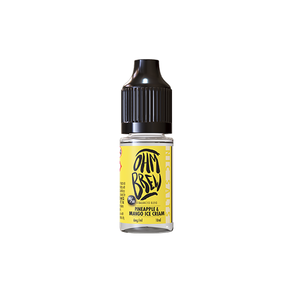 3mg Ohm Brew Balanced Blend 10ml Nic Salts (50VG/50PG) - Image 3